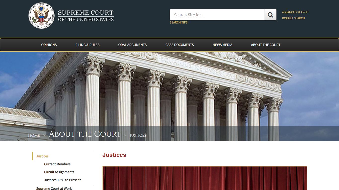 Justices - Supreme Court of the United States