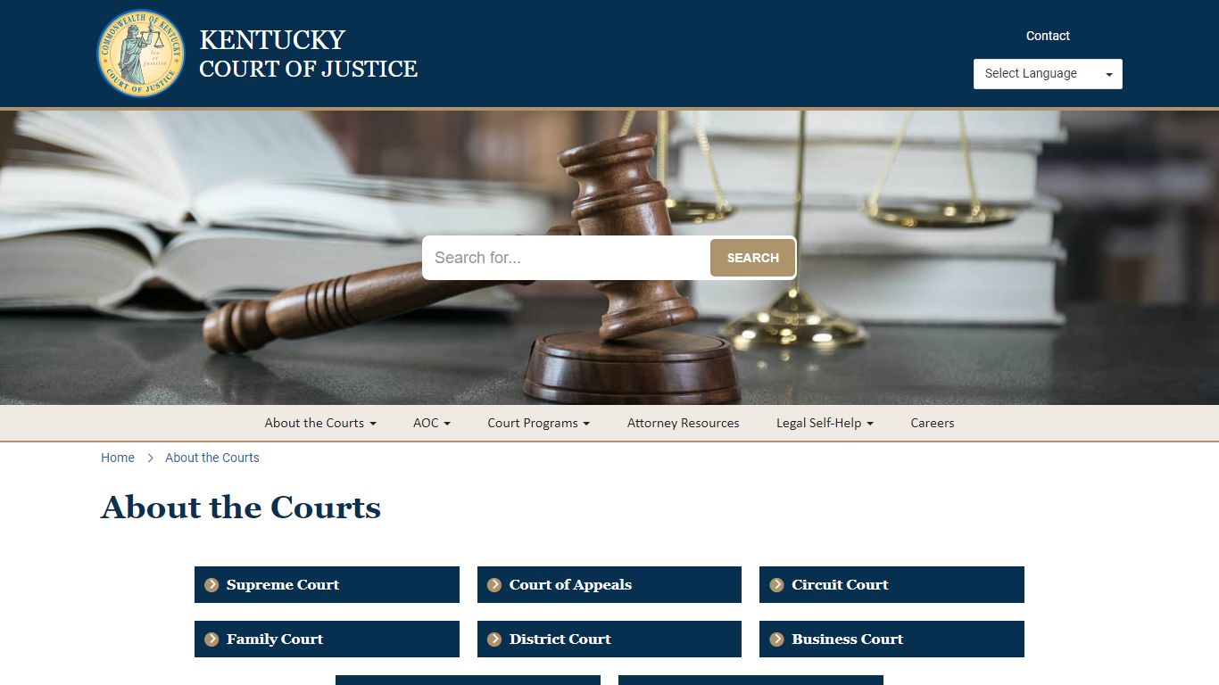About the Courts - Kentucky Court of Justice